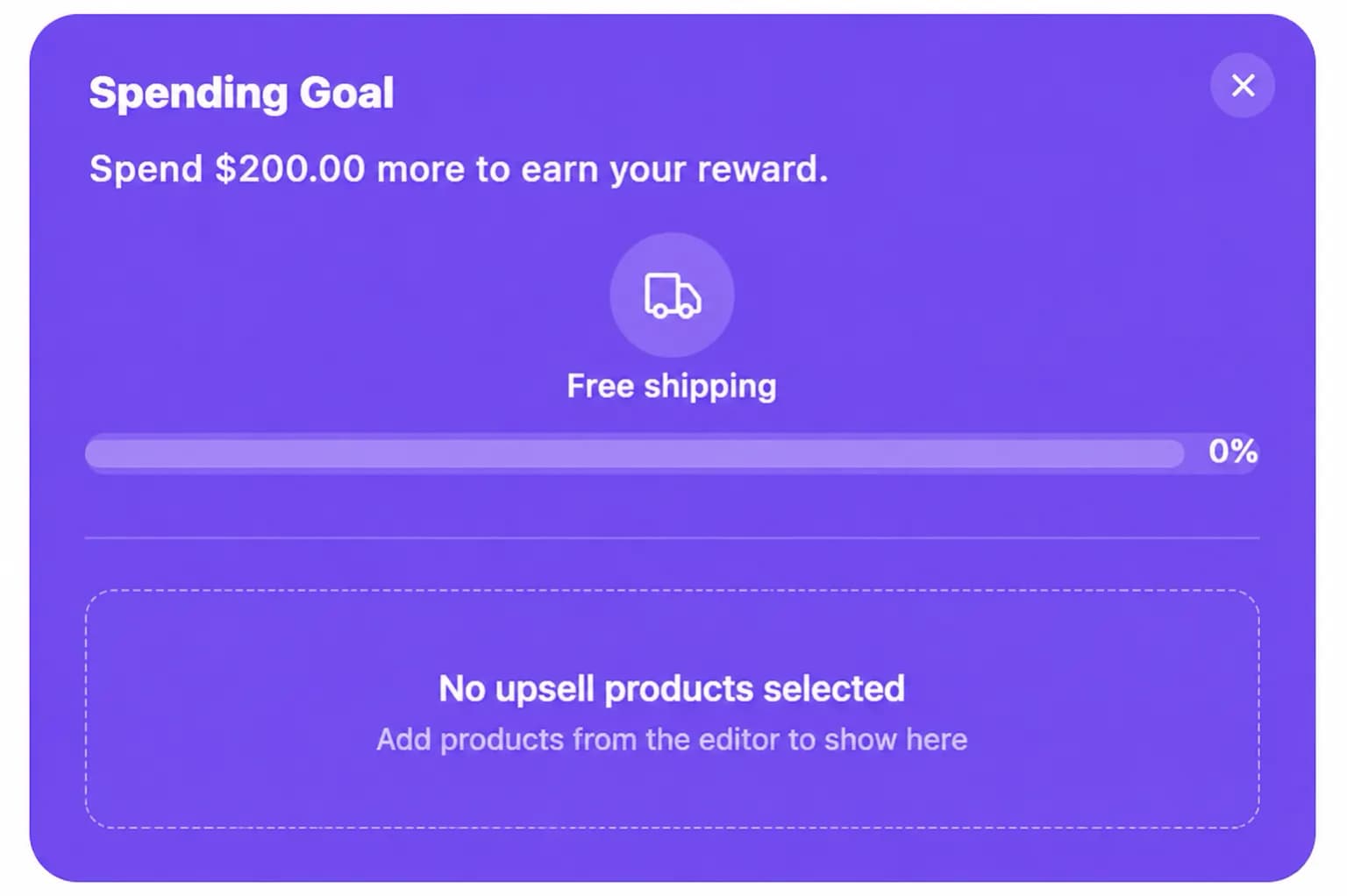 Spending Goal